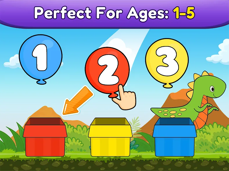 Balloon Pop Kids Learning Game МОД/Взлом [Меню, Бесконечные монеты и Открытые уровни] Screenshot 4