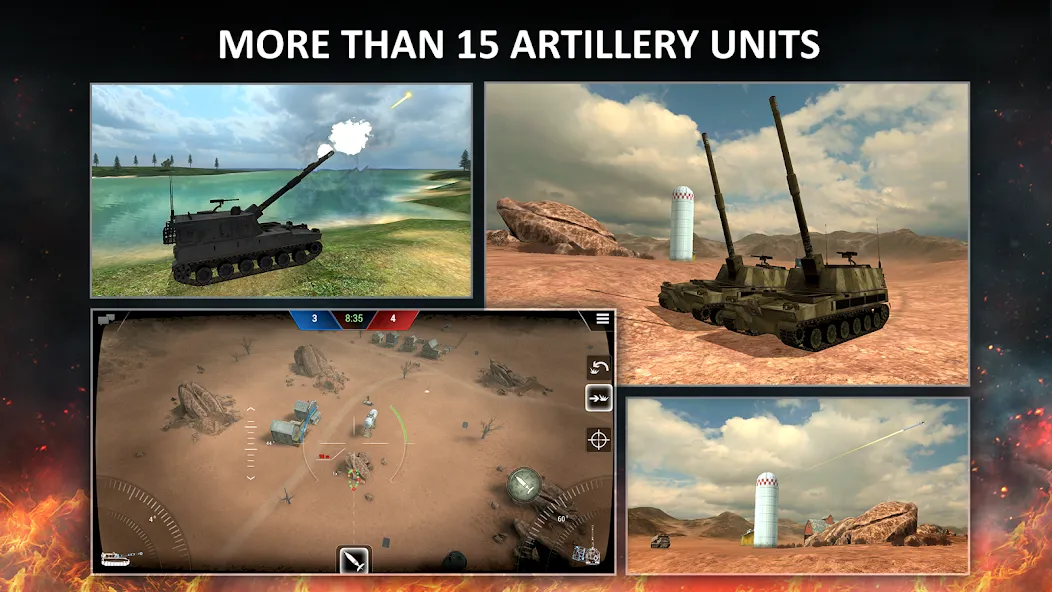 Tanktastic 3D tanks (Танктастик 3D танки) МОД/Взлом [Много монет, Открытые уровни и Мега MOD] Screenshot 3