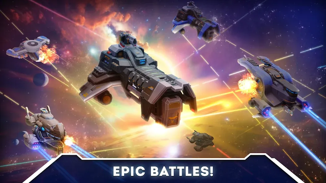 Galaxy Control: 3D strategy (Гэлэкси Контрол) МОД/Взлом [Бесконечные деньги, Монеты и Мега MOD] Screenshot 1