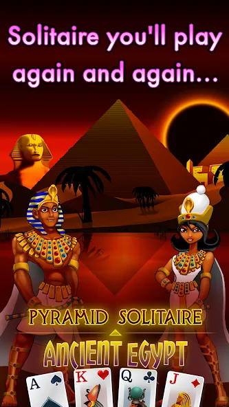 Pyramid Solitaire - Egypt (Пирамиды пасьянс) МОД/Взлом [Много монет, Открытые уровни и Мега MOD] Screenshot 2