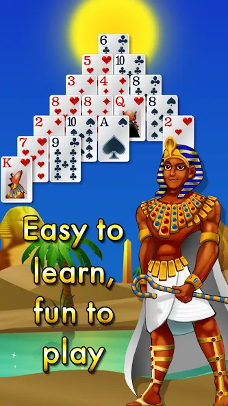 Pyramid Solitaire - Egypt (Пирамиды пасьянс) МОД/Взлом [Много монет, Открытые уровни и Мега MOD] Screenshot 3
