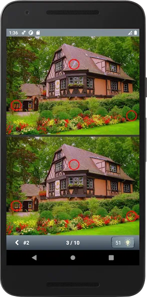 Find 10 differences МОД/Взлом [Много монет, Открытые уровни и Мега MOD] Screenshot 3