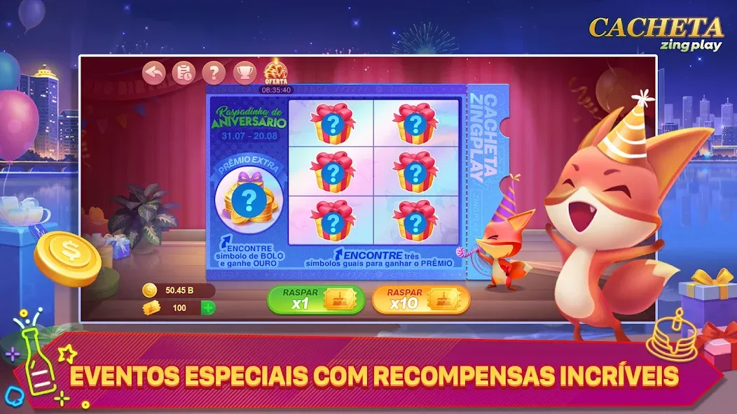 Cacheta - Pife - Jogo online (Кашета) МОД/Взлом [Меню, Бесконечные монеты и Открытые уровни] Screenshot 3