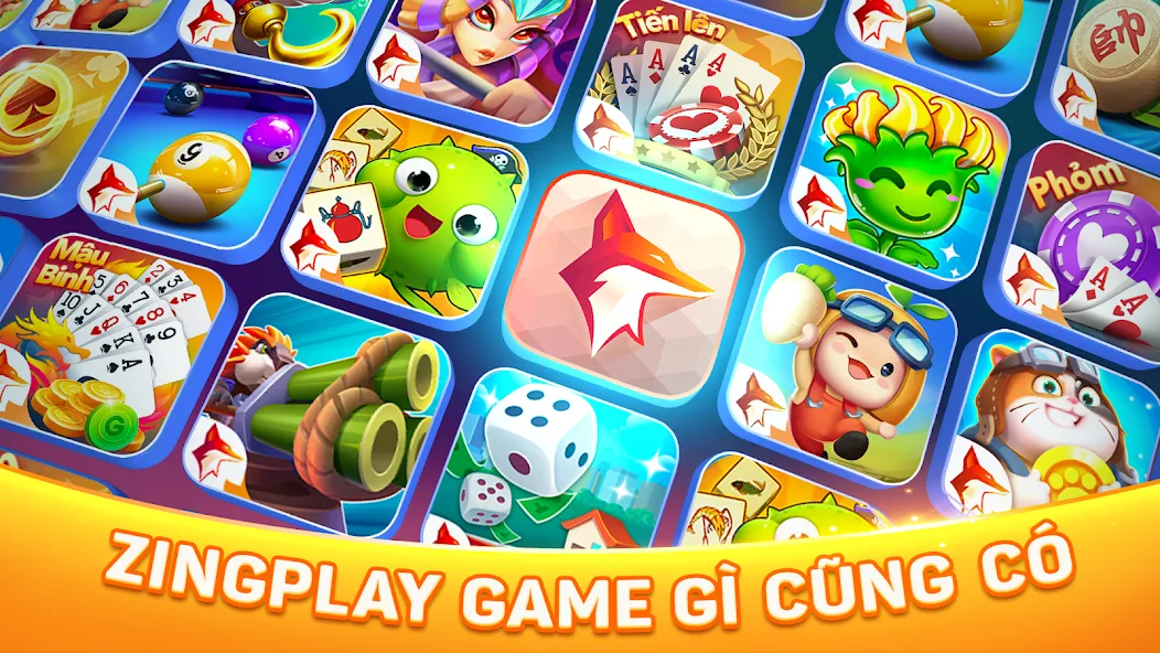 ZingPlay - Game bài - Tien Len (Зингплей) МОД/Взлом [Все открыто, Дополнительные деньги и Меню MOD] Screenshot 1