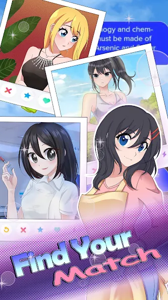 HaremKing - Waifu Dating Sim (ХаремКинг) МОД/Взлом [Деньги, Монеты и Меню MOD] Screenshot 4