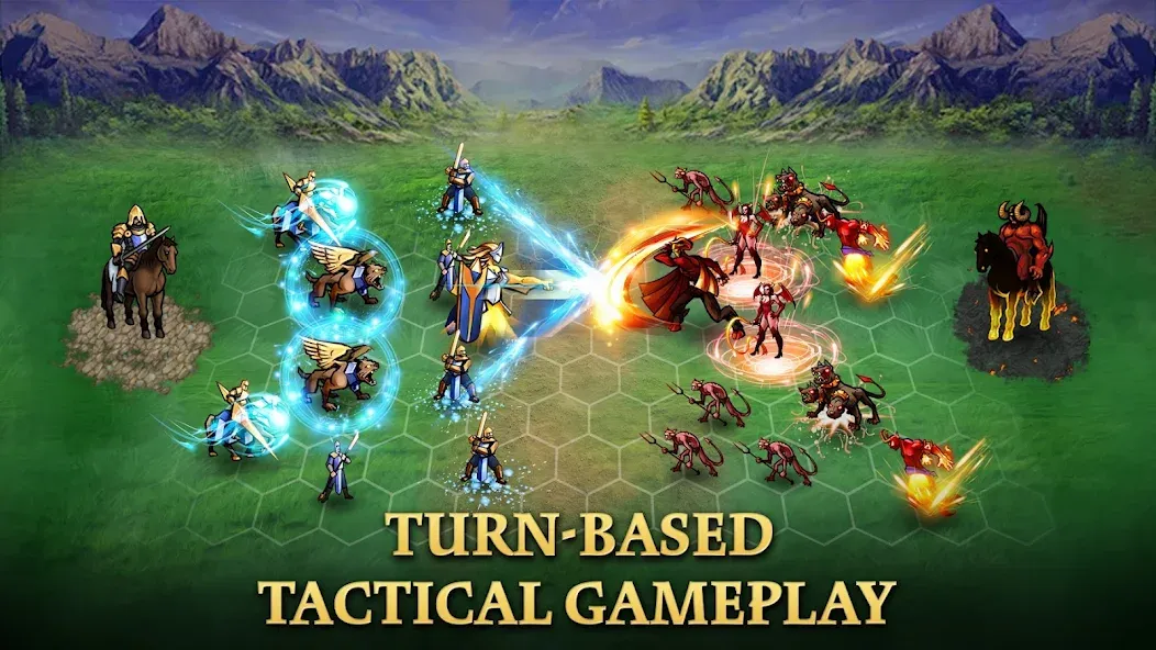Magic War Legends МОД/Взлом [Меню, Бесконечные монеты и Открытые уровни] Screenshot 1