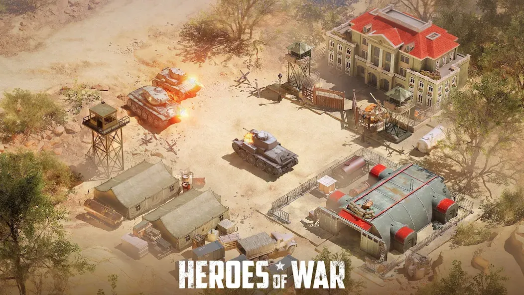 Heroes of War: Idle army game (Герои войны) МОД/Взлом [Бесконечные деньги, Монеты и Мега MOD] Screenshot 3