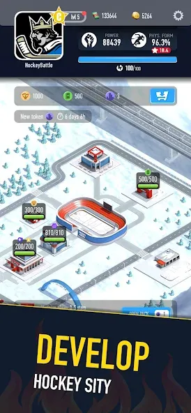 Hockey Battle 2 (Хоккей Батл 2) МОД/Взлом [Много денег, Монет и Все открыто] Screenshot 1