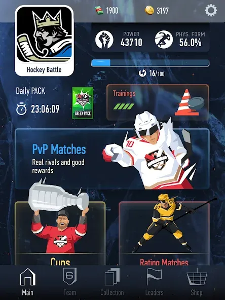 Hockey Battle 2 (Хоккей Батл 2) МОД/Взлом [Много денег, Монет и Все открыто] Screenshot 5