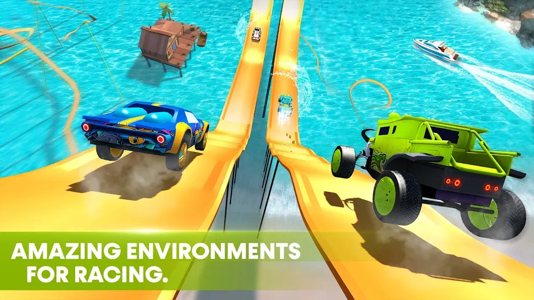Race Off - Monster Truck Games МОД/Взлом [Все открыто, Дополнительные деньги и Меню MOD] Screenshot 1