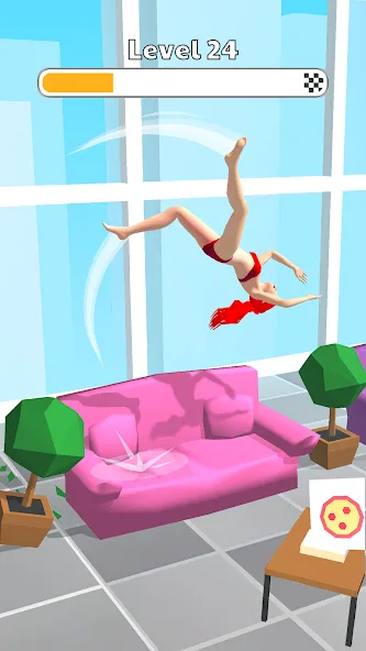 Human Flip: Jump Master Game (Хуман Флип) МОД/Взлом [Много монет, Открытые уровни и Мега MOD] Screenshot 1