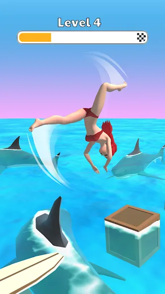 Human Flip: Jump Master Game (Хуман Флип) МОД/Взлом [Много монет, Открытые уровни и Мега MOD] Screenshot 3