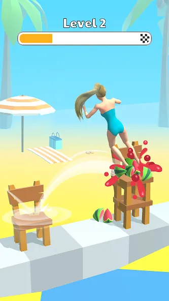 Human Flip: Jump Master Game (Хуман Флип) МОД/Взлом [Много монет, Открытые уровни и Мега MOD] Screenshot 5