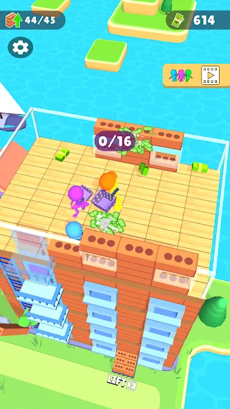 Tower Master: Collect & Build (Тауэр Мастер) МОД/Взлом [Много монет, Открытые уровни и Мега MOD] Screenshot 1