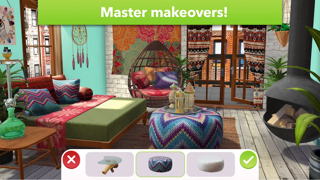 Home Design Makeover (Хоум Дизайн Мейковер) МОД/Взлом [Все открыто, Дополнительные деньги и Меню MOD] Screenshot 5
