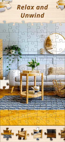 Jigsaw Premium Puzzles HD (Джигсоу) МОД/Взлом [Все открыто, Дополнительные деньги и Меню MOD] Screenshot 4