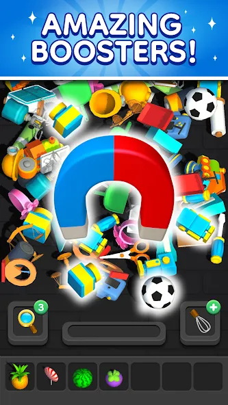 Match 3D - Tile Triple Puzzle (Матч 3Д) МОД/Взлом [Все открыто, Дополнительные деньги и Меню MOD] Screenshot 3