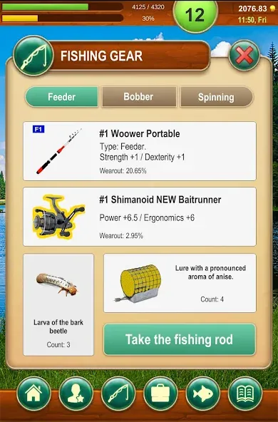 Fishing Baron - fishing game МОД/Взлом [Меню, Бесконечные монеты и Открытые уровни] Screenshot 4