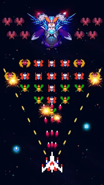 Falcon Squad - Galactica (Фалькон Сквад) МОД/Взлом [Деньги, Монеты и Меню MOD] Screenshot 1