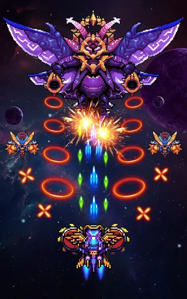 Falcon Squad - Galactica (Фалькон Сквад) МОД/Взлом [Деньги, Монеты и Меню MOD] Screenshot 3