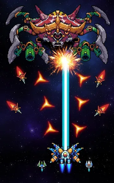 Falcon Squad - Galactica (Фалькон Сквад) МОД/Взлом [Деньги, Монеты и Меню MOD] Screenshot 5
