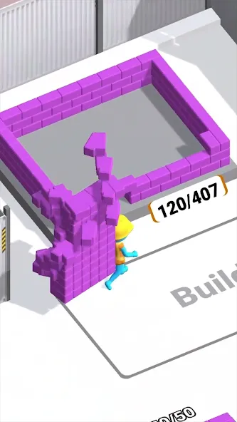 Pro Builder 3D (Про Билдер 3Д) МОД/Взлом [Много монет, Открытые уровни и Мега MOD] Screenshot 1
