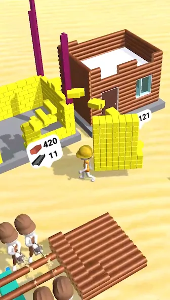 Pro Builder 3D (Про Билдер 3Д) МОД/Взлом [Много монет, Открытые уровни и Мега MOD] Screenshot 4