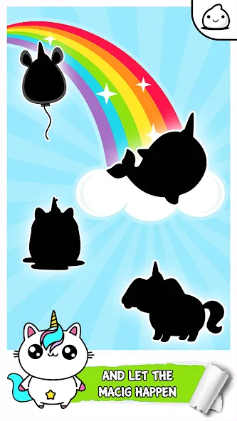 Unicorn Evolution Merge Kawaii (Юникорн Эволюшн Мерж Кавай) МОД/Взлом [Все открыто, Дополнительные деньги и Меню MOD] Screenshot 2
