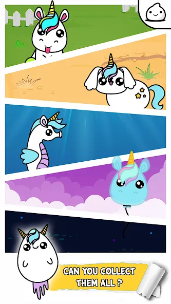 Unicorn Evolution Merge Kawaii (Юникорн Эволюшн Мерж Кавай) МОД/Взлом [Все открыто, Дополнительные деньги и Меню MOD] Screenshot 3