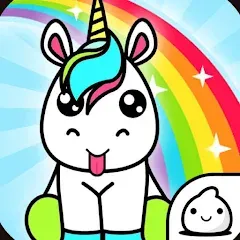 Скачать Взломанная Unicorn Evolution Merge Kawaii на Андроид (Много денег)