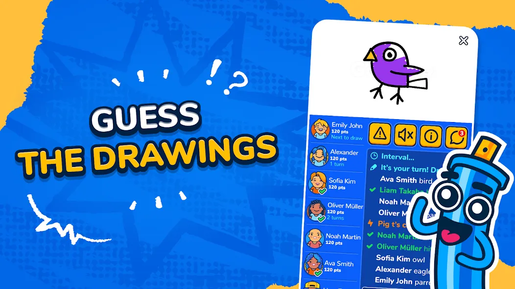 Gartic.io - Draw, Guess, WIN МОД/Взлом [Все открыто, Дополнительные деньги и Меню MOD] Screenshot 1