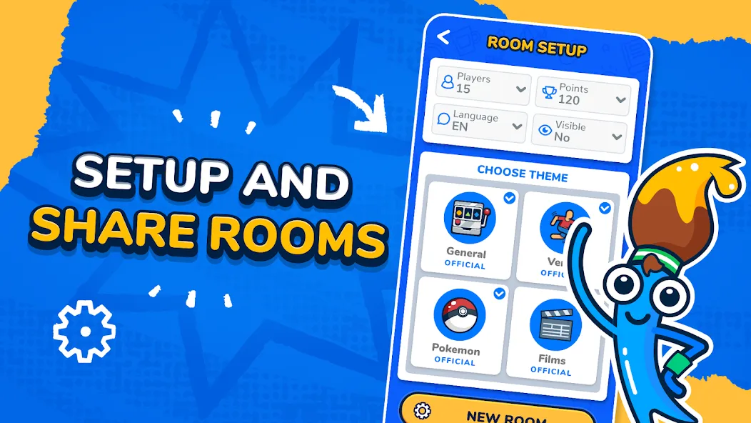 Gartic.io - Draw, Guess, WIN МОД/Взлом [Все открыто, Дополнительные деньги и Меню MOD] Screenshot 3