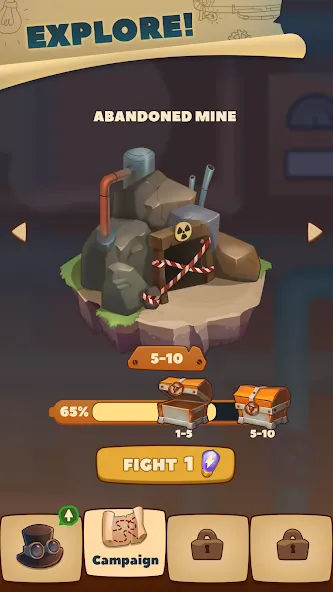 Merge Battles: Puzzle Combat (Мердж Баттлс) МОД/Взлом [Много монет, Открытые уровни и Мега MOD] Screenshot 1