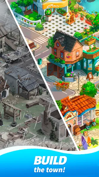 Travel Town - Merge Adventure (Трэвел Таун) МОД/Взлом [Меню, Бесконечные монеты и Открытые уровни] Screenshot 3