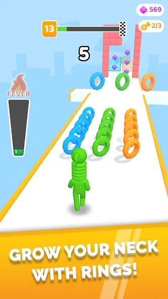 Long Neck Run (Лонг Нек Ран) МОД/Взлом [Много монет, Открытые уровни и Мега MOD] Screenshot 1