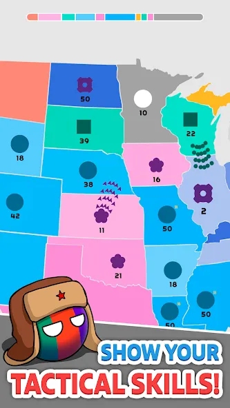 State.io — Conquer the World МОД/Взлом [Все открыто, Дополнительные деньги и Меню MOD] Screenshot 3
