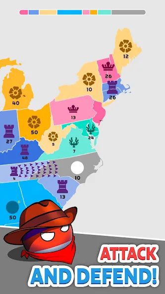 State.io — Conquer the World МОД/Взлом [Все открыто, Дополнительные деньги и Меню MOD] Screenshot 4