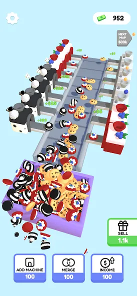 Dessert Factory Idle (Дизерт Фактори Айдл) МОД/Взлом [Бесконечные деньги, Монеты и Мега MOD] Screenshot 5