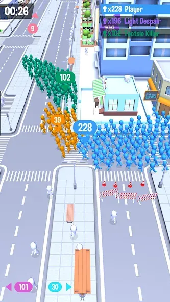 Crowd City (Крауд Сити) МОД/Взлом [Все открыто, Дополнительные деньги и Меню MOD] Screenshot 1