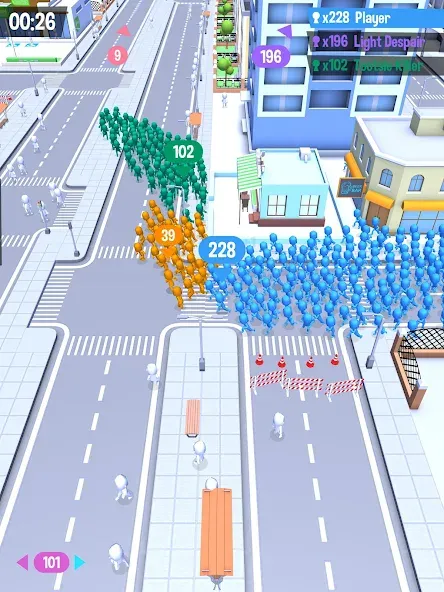 Crowd City (Крауд Сити) МОД/Взлом [Все открыто, Дополнительные деньги и Меню MOD] Screenshot 5