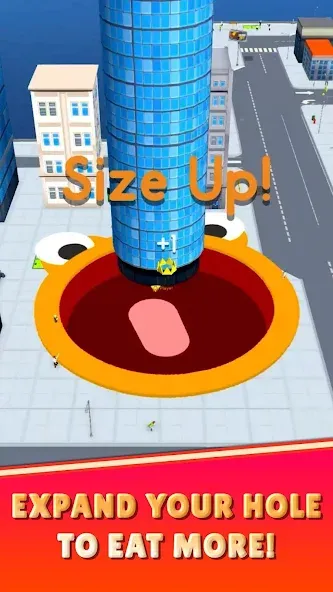 Hole.io МОД/Взлом [Деньги, Монеты и Меню MOD] Screenshot 2