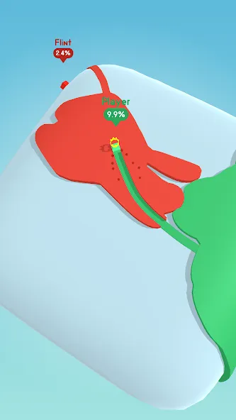 Paper.io 3D МОД/Взлом [Много денег, Монет и Все открыто] Screenshot 3