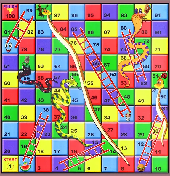 Snake and ladder (Змеи и лестницы) МОД/Взлом [Деньги, Монеты и Меню MOD] Screenshot 2
