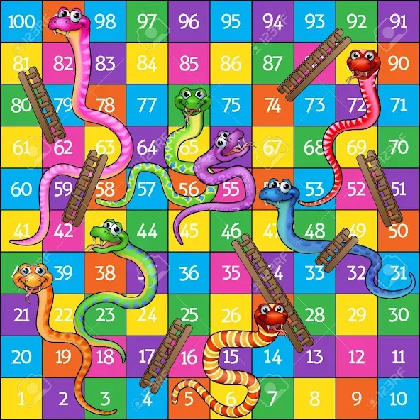 Snake and ladder (Змеи и лестницы) МОД/Взлом [Деньги, Монеты и Меню MOD] Screenshot 4