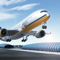 Скачать Airline Commander: Flight Game взлом на много денег и всё открыто на Андроид бесплатно