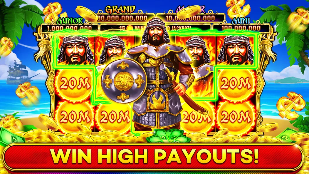 Jackpot Boom Casino Slot Games (Джекпот Бум Казино Игры на Слотмашинах) МОД/Взлом [Много монет, Открытые уровни и Мега MOD] Screenshot 2