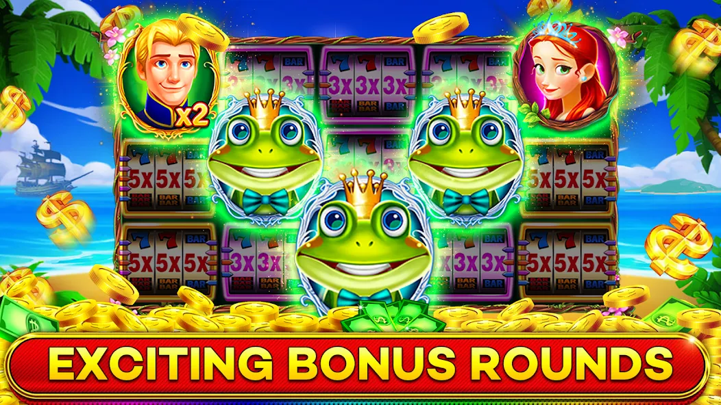 Jackpot Boom Casino Slot Games (Джекпот Бум Казино Игры на Слотмашинах) МОД/Взлом [Много монет, Открытые уровни и Мега MOD] Screenshot 5