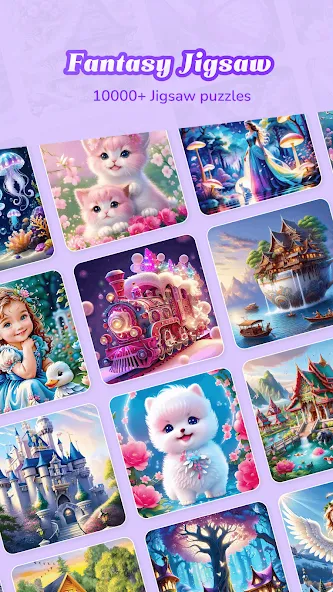 Fantasy Jigsaw - HD Puzzle (Фэнтези Пазл) МОД/Взлом [Деньги, Монеты и Меню MOD] Screenshot 1