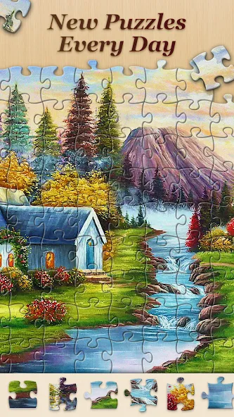 Jigsawscapes® - Jigsaw Puzzles (Джигсоускейпс) МОД/Взлом [Много монет, Открытые уровни и Мега MOD] Screenshot 3