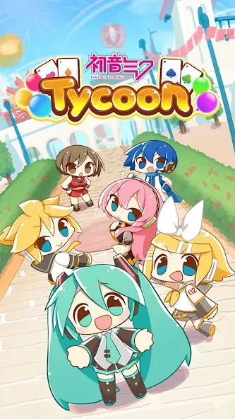 Hatsune Miku Tycoon (Хацуне Мику Тайкун) МОД/Взлом [Меню, Бесконечные монеты и Открытые уровни] Screenshot 1